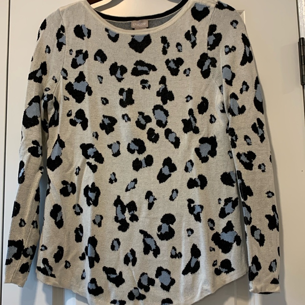 Chico’s Animal Print Sweater